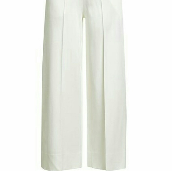 winter white high waisted pants